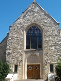 Church front